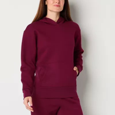 new!Xersion Tall Womens Super Soft Fleece Long Sleeve Hoodie