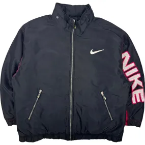 Nike 90's Full-Zip Hooded Jacket Black Rare