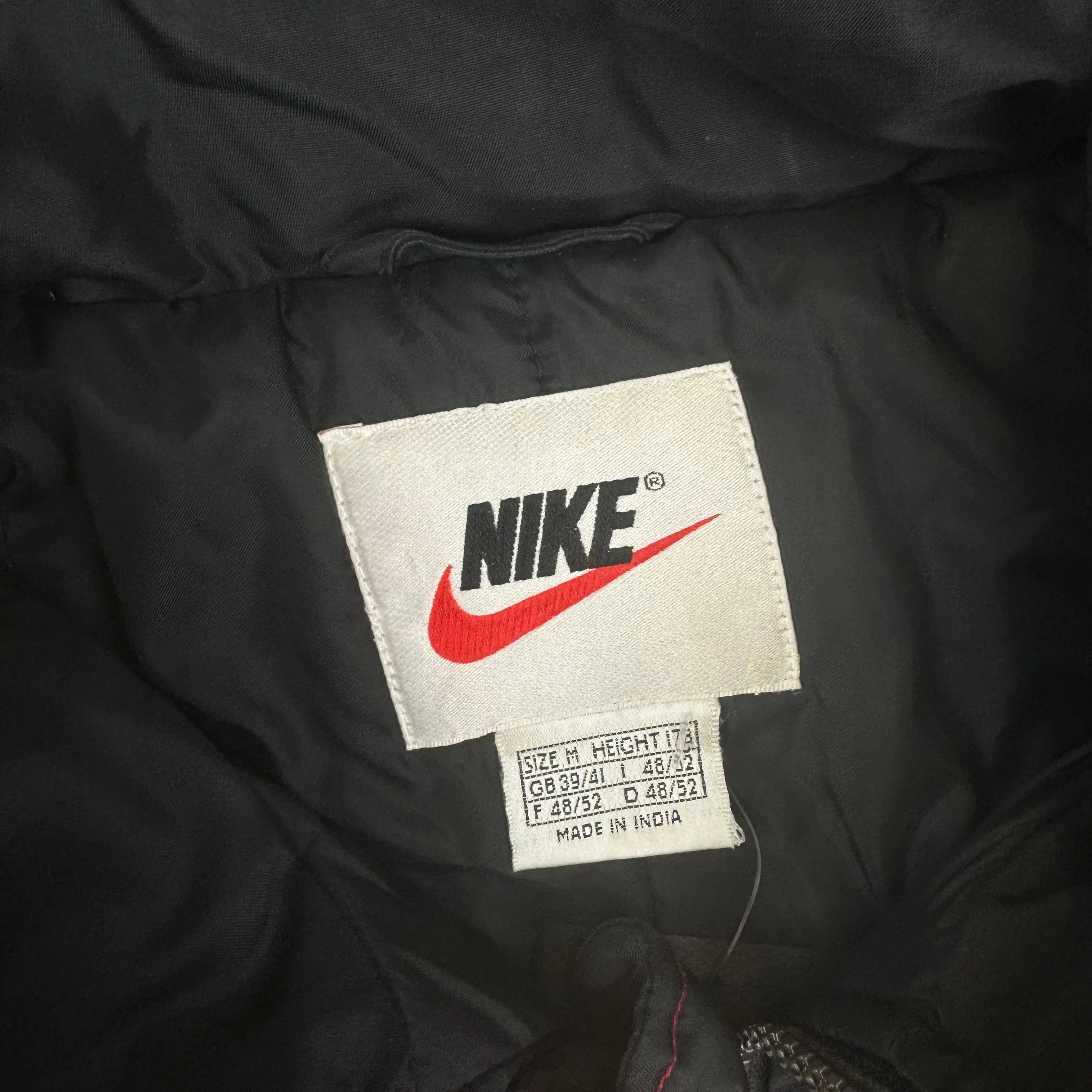 Nike 90's Full-Zip Hooded Jacket Black Rare