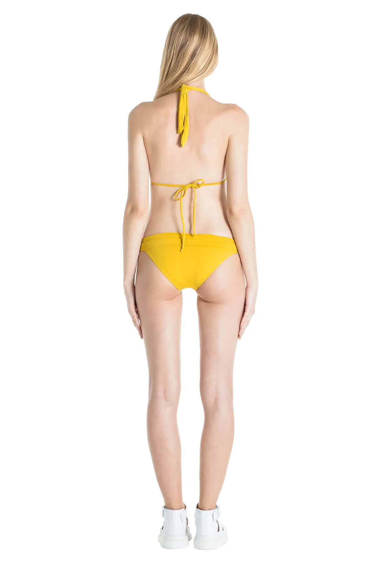 Nina Classic Brief Bikini Bottom Mustard