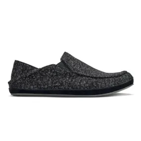 Olukai Men's Moloa Hulu Slipper Black/Black 12