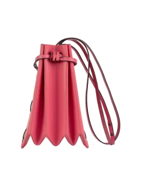 Origami Leather Bag Bubblegum