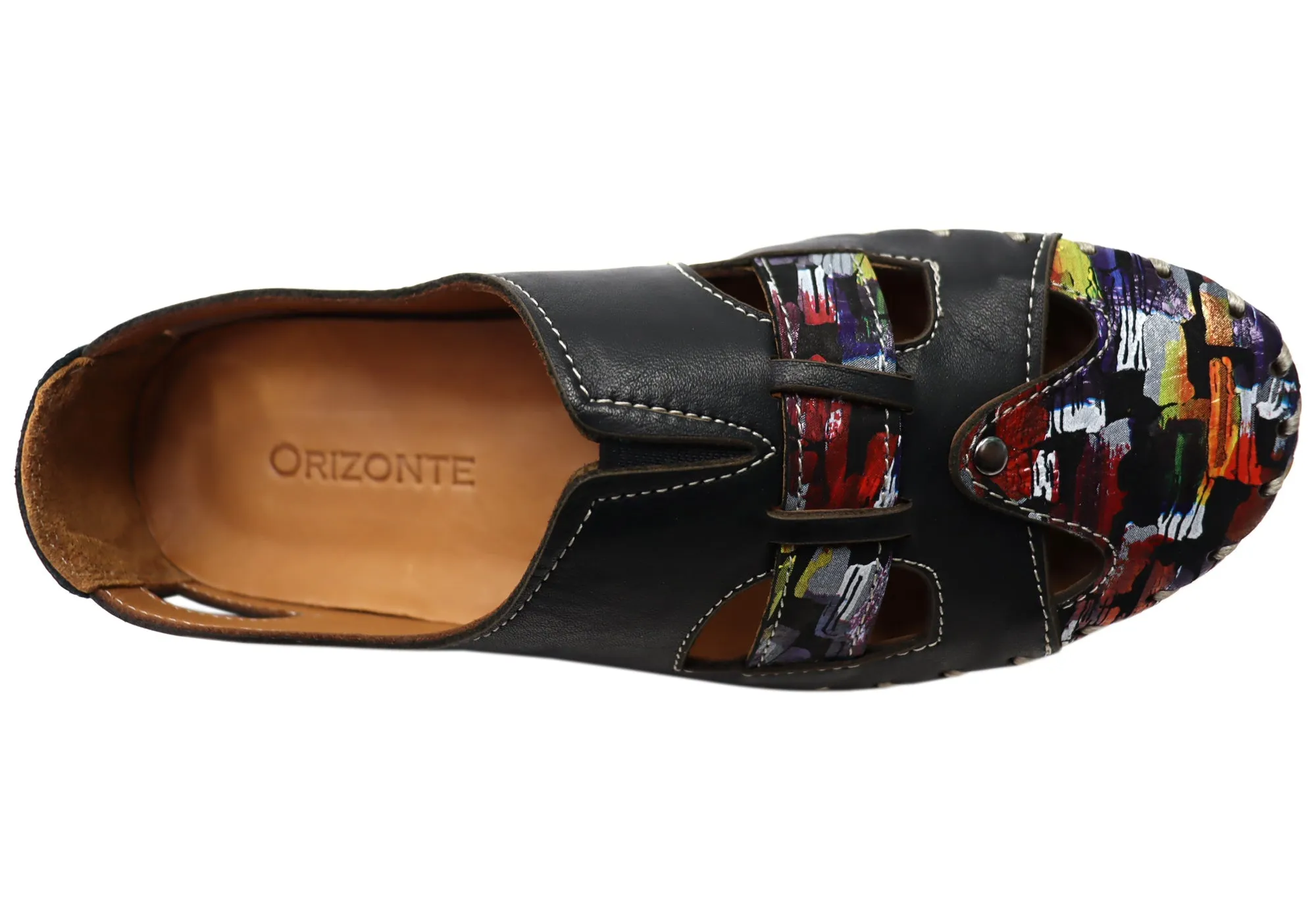 Orizonte Genevieve Womens European Comfortable Leather Shoes