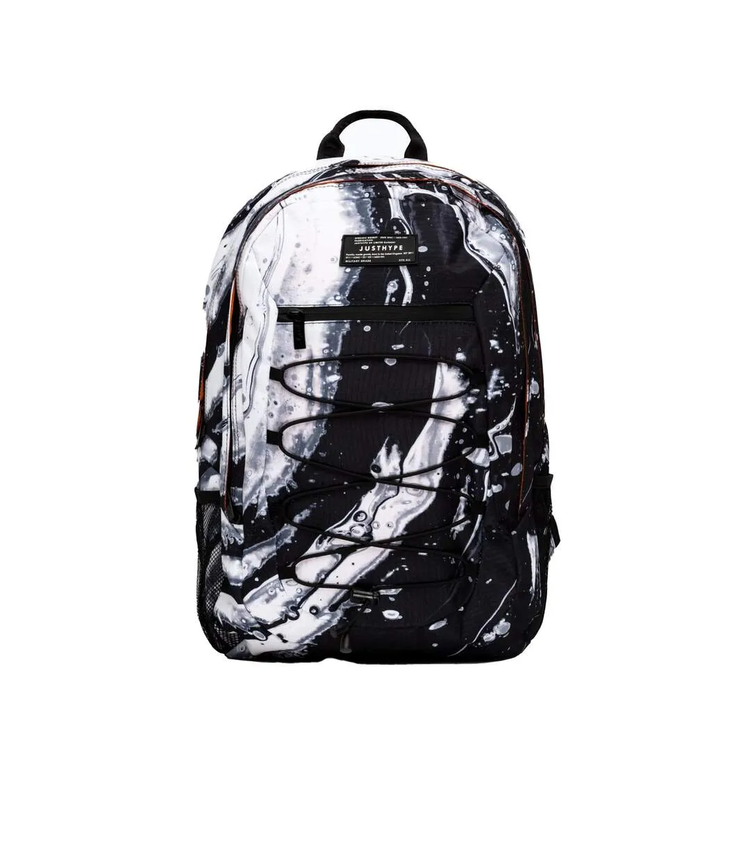 Out of space marble maxi backpack one size black/white Hype