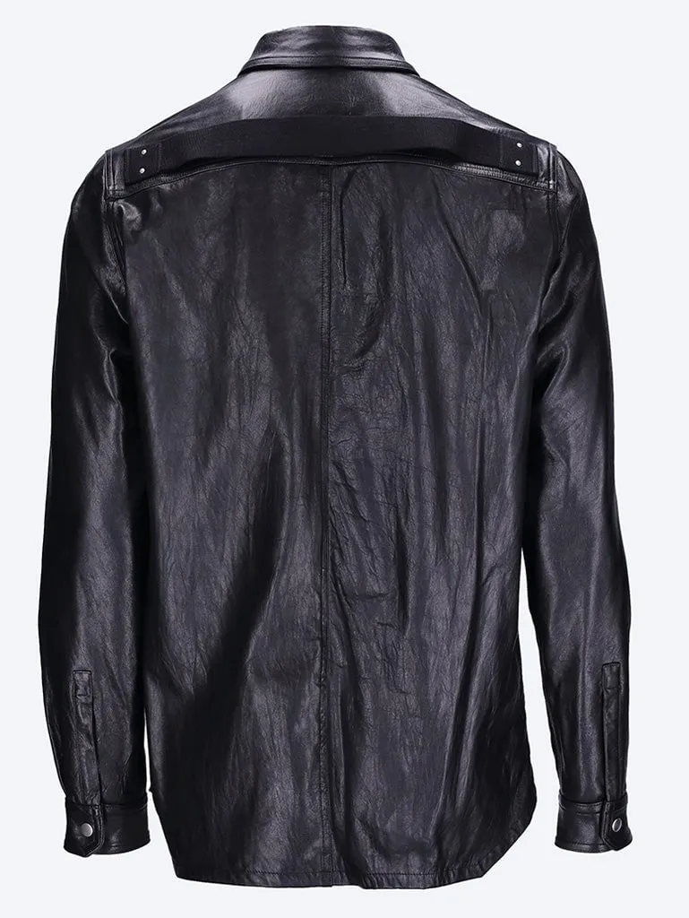 Outershirt leather jacket