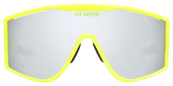 Pair of Pit Viper The Hot Dogger Try Hard Goggles Yellow/Grey