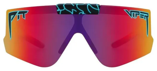 Pair of Pit Viper The Voltage Flip-Offs Goggles Black/Purple