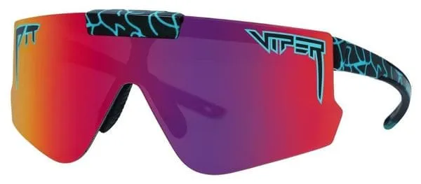 Pair of Pit Viper The Voltage Flip-Offs Goggles Black/Purple