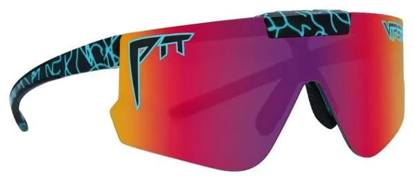 Pair of Pit Viper The Voltage Flip-Offs Goggles Black/Purple