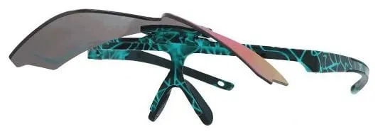 Pair of Pit Viper The Voltage Flip-Offs Goggles Black/Purple