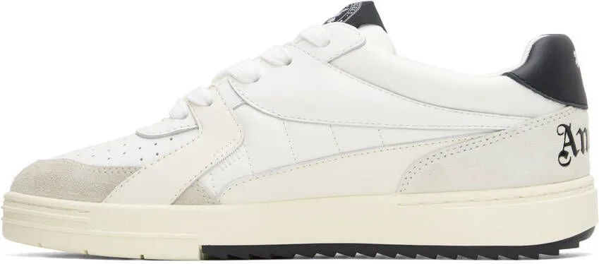 Palm Angels White & Black University Sneakers