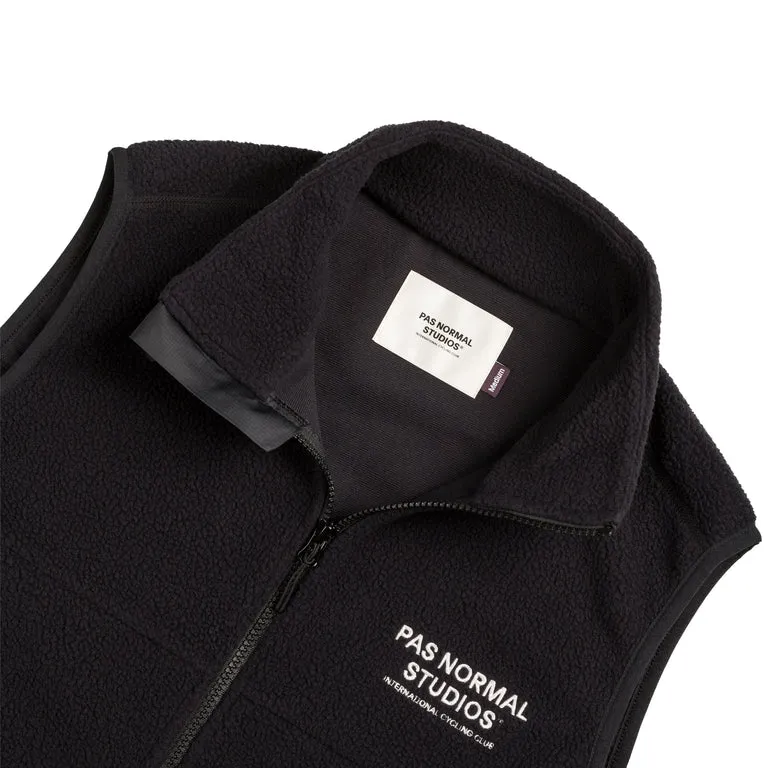 Pas Normal StudiosOff-Race Fleece Vest Black