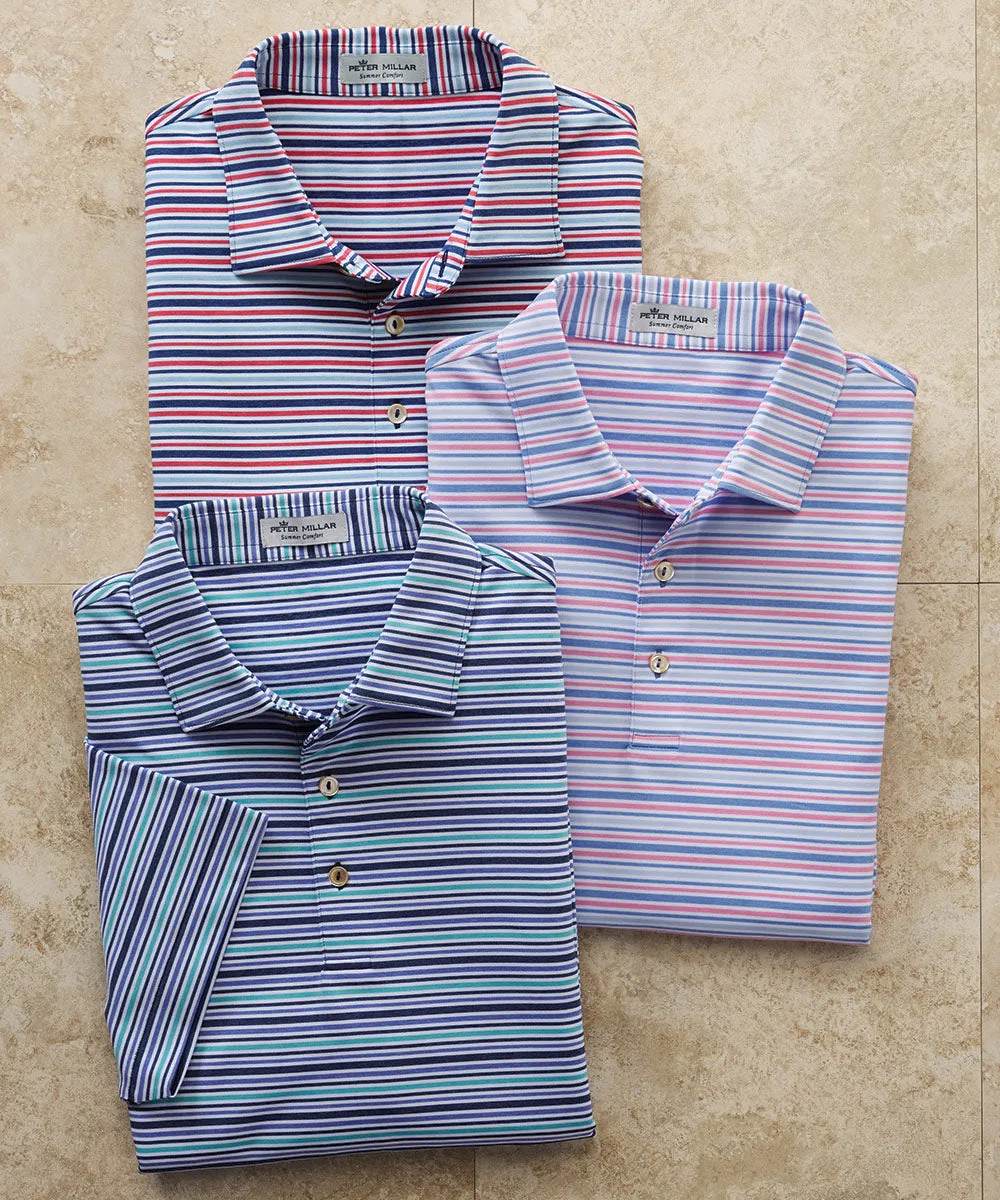 Peter Millar Ray Stripe Polo Shirt