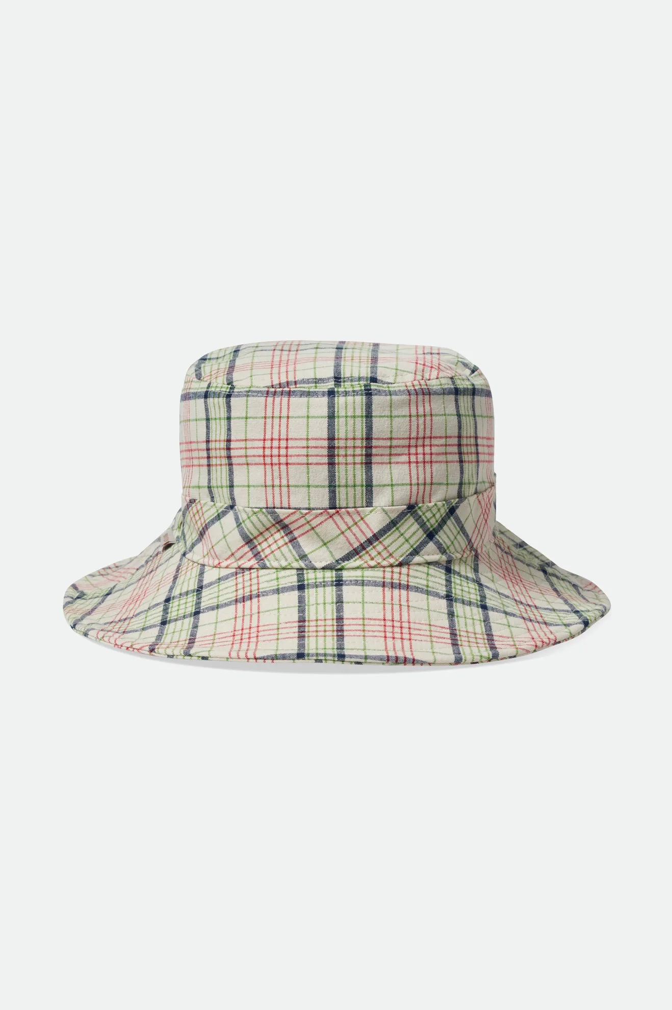 Petra Packable Bucket Hat - Dove Plaid