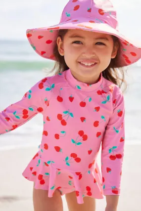 Pink Cherry Swim Hat (3mths-10yrs)