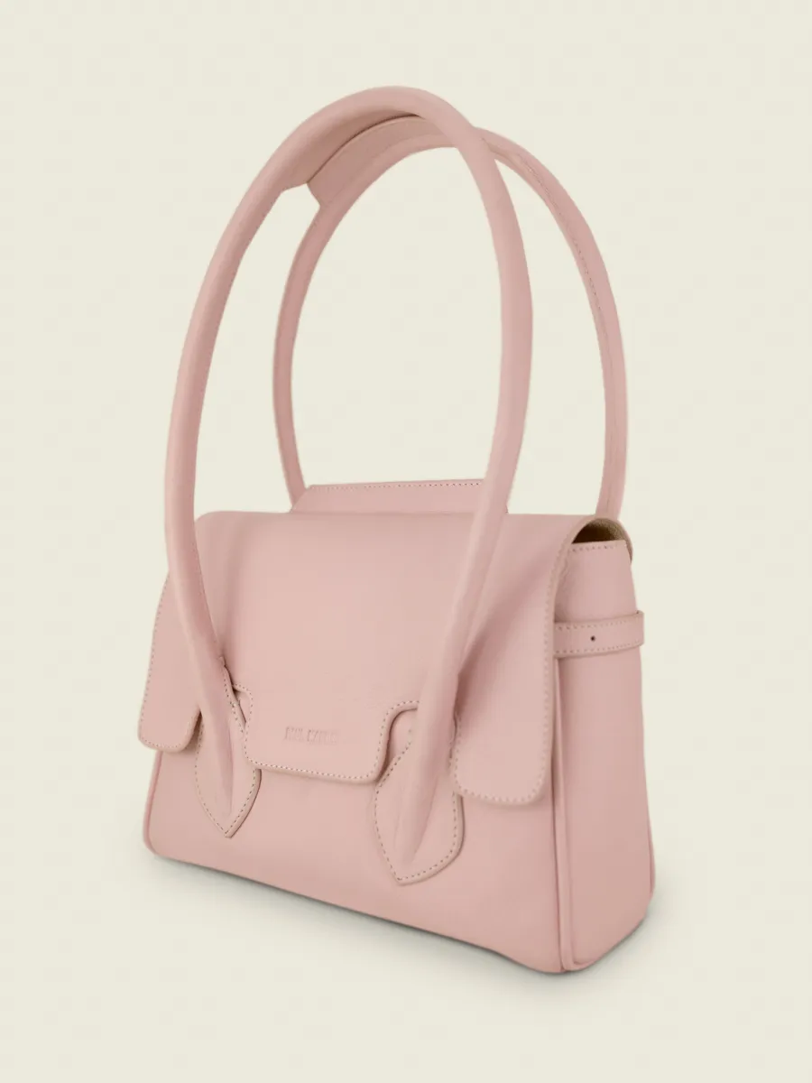 Pink Leather Handbag for Women - Colette S Pastel Pink | PAUL MARIUS