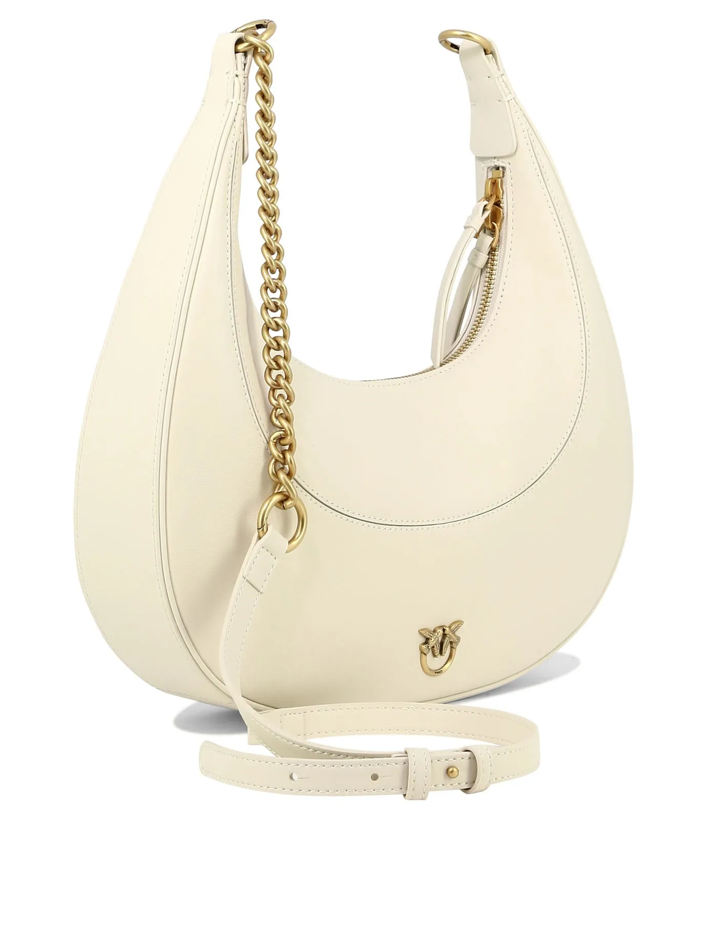 PINKO 24SS Women's White Shoulder Bag - A Must-Have Accessory for 2024