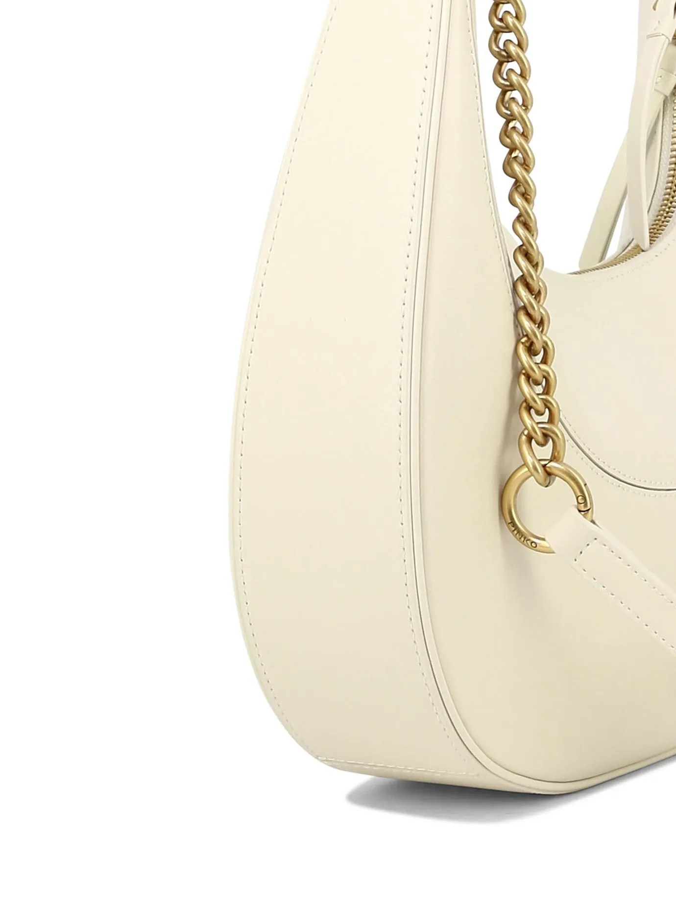 PINKO 24SS Women's White Shoulder Bag - A Must-Have Accessory for 2024