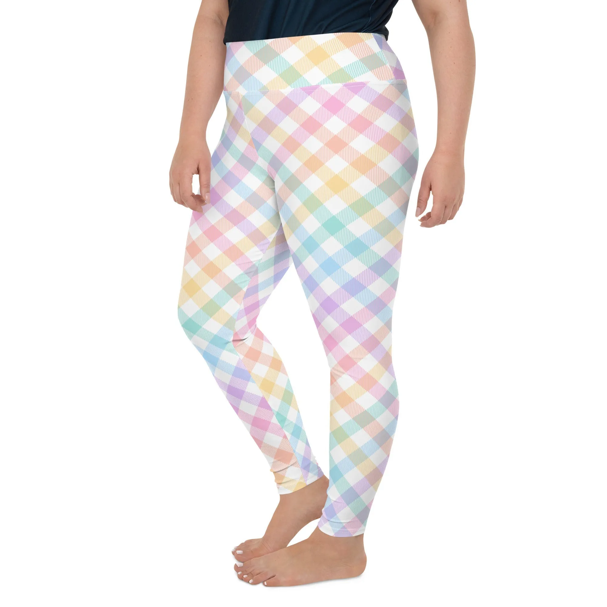 Plaid Easter Plus Size Leggings