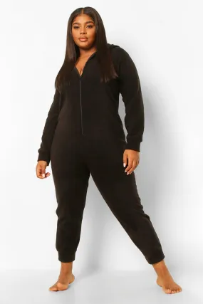 Plus Lounge Fleece Hooded Onesie