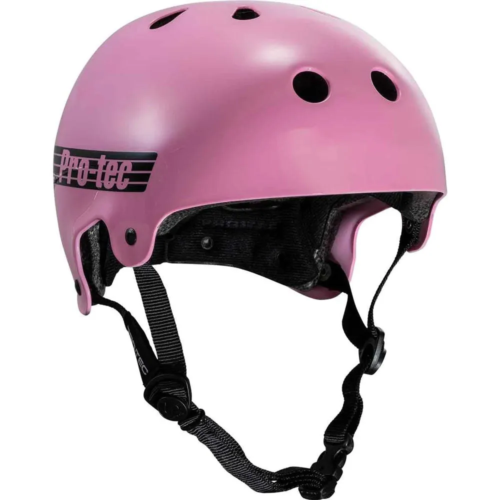 Pro-Tec Old School Gloss Pink Helmet