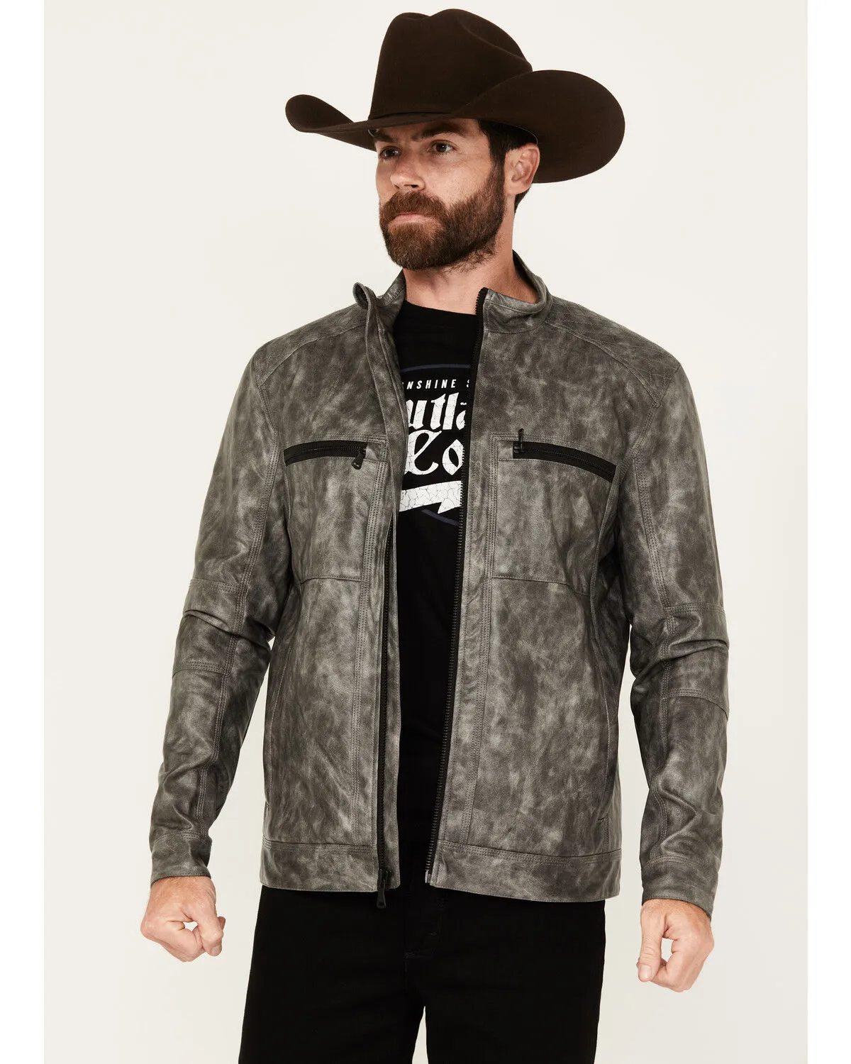 Product Name:  Cody James Men's Backwoods 2.0 Leather Jacket - Tall