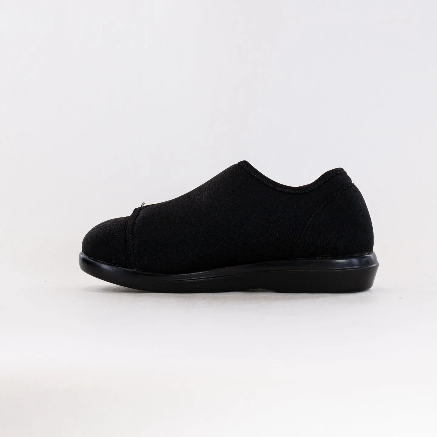 Propet Cush N Foot Recovery Slipper (Women's) - Black Stretch