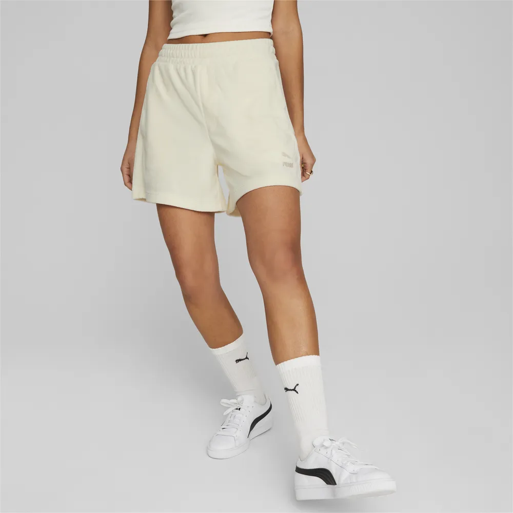 PUMA PUMA Classic Toweling 5' Shorts  - Women's