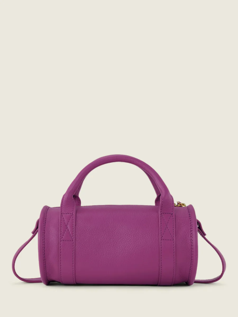 Purple Leather Mini Handbag for Women - Charlie Sorbet Blackcurrant | PAUL MARIUS