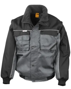 R71X WORK-GUARD by Result Zip Sleeve Heavy Duty Jacket