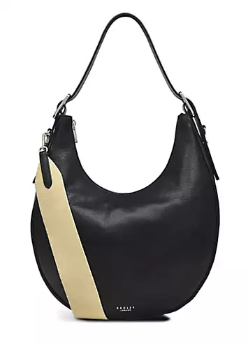 Radley London Black Pennington Street Large Ziptop Shoulder Bag | Grattan