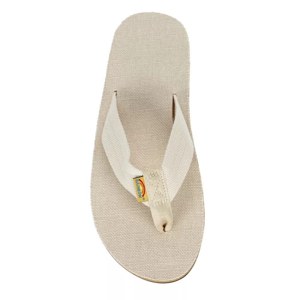 RAINBOW SANDALS  WOMENS SINGLE LAYER HEMP FLIP FLOP SANDAL