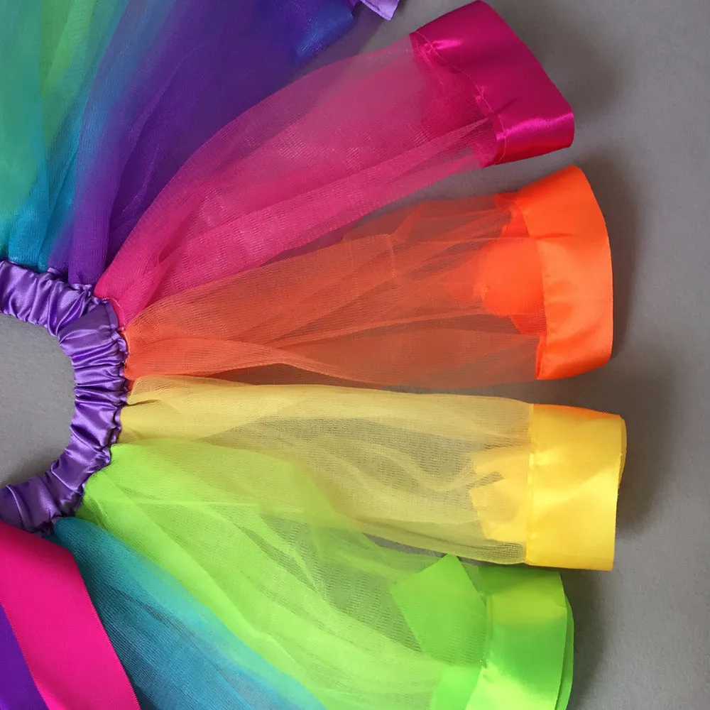 Rainbow Tutu Skirt