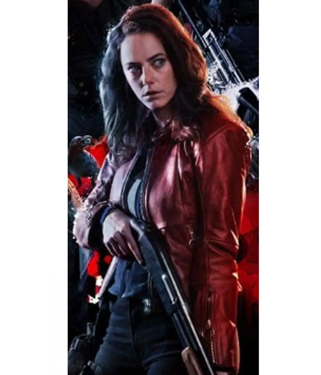 RE Welcome To Raccoon City Claire Redfield Leather Jacket