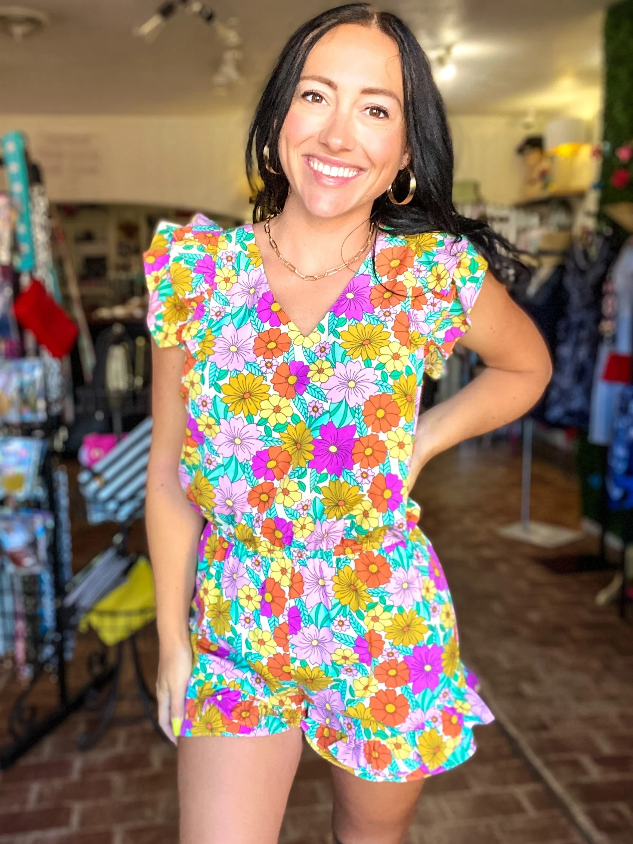 Remi Floral Romper