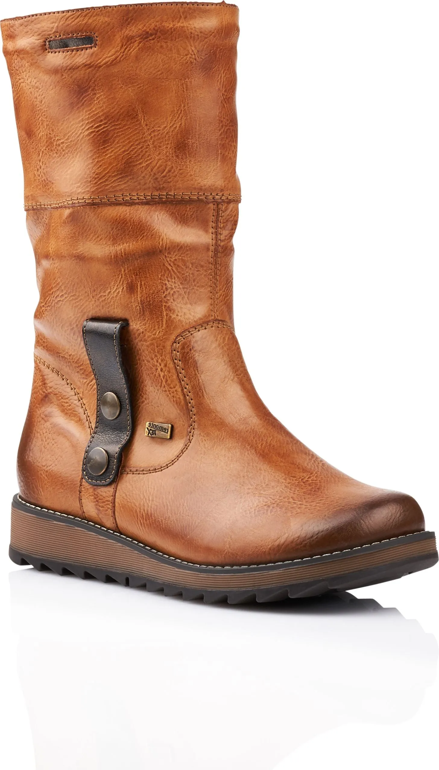 Remonte D8874-24 - Tan Fold Down Boot