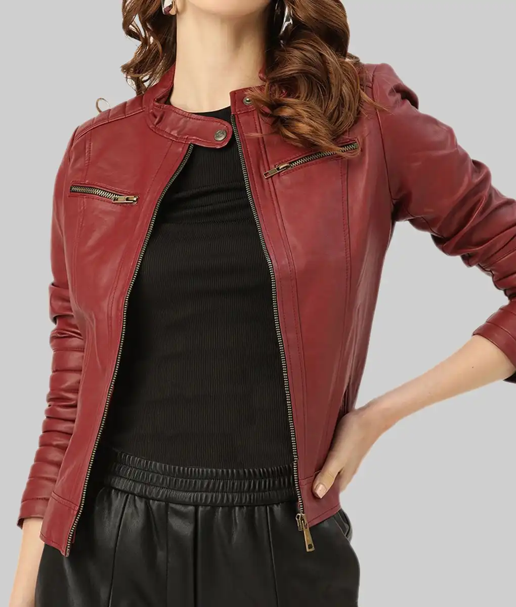 Resident Evil: Welcome to Raccoon City Claire Redfield (Kaya Scodelario) Leather Jacket | TLC