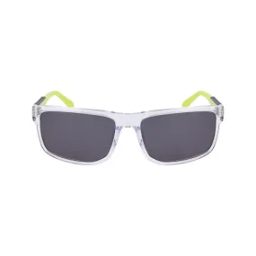 Retro Square Sunglasses - Ice