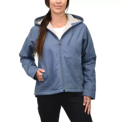 Ridgecut Women's Sherpa-Lined Duck Hooded Jacket