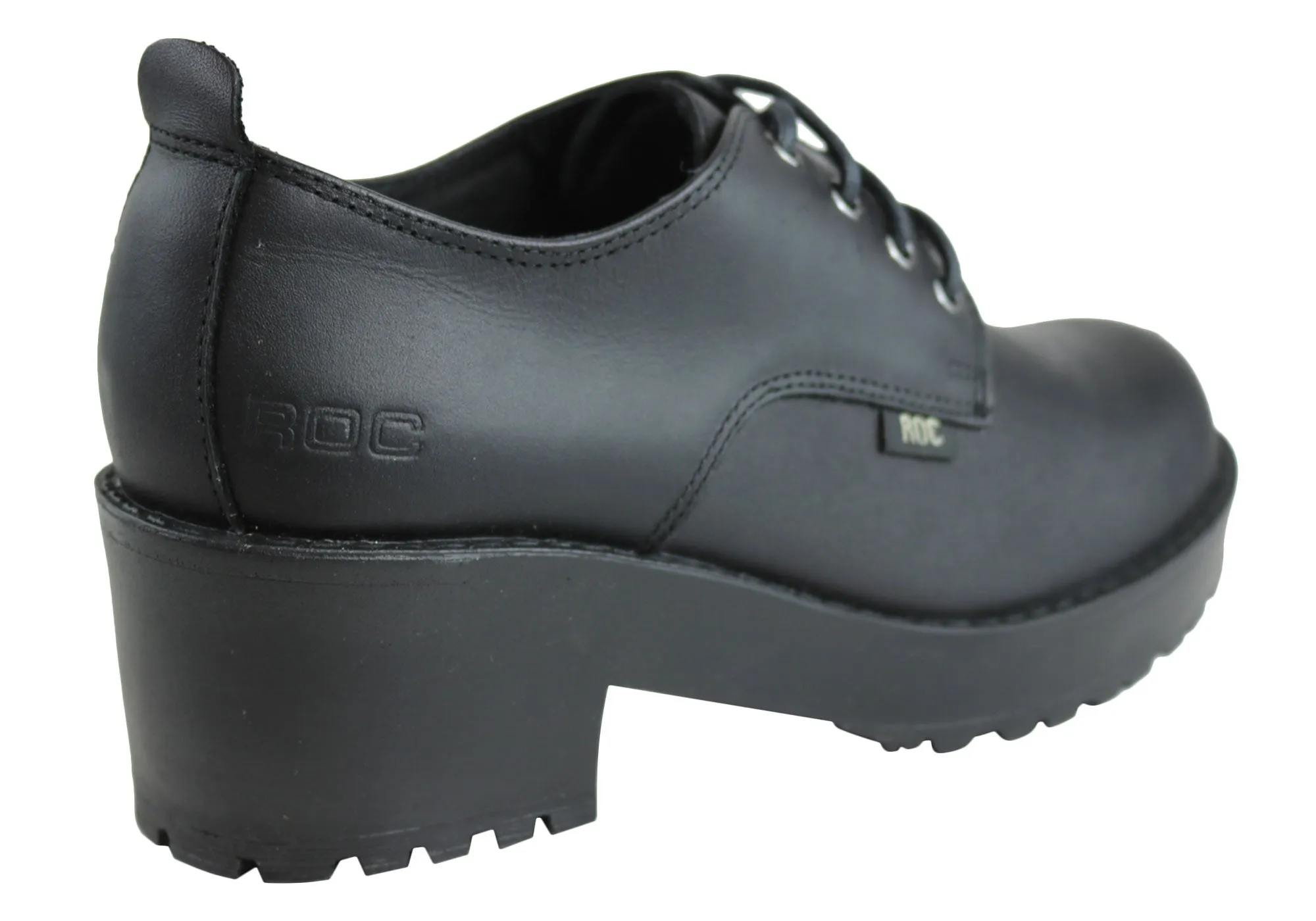 ROC Chickadee Senior Older Girls/Ladies School Shoes With Heels