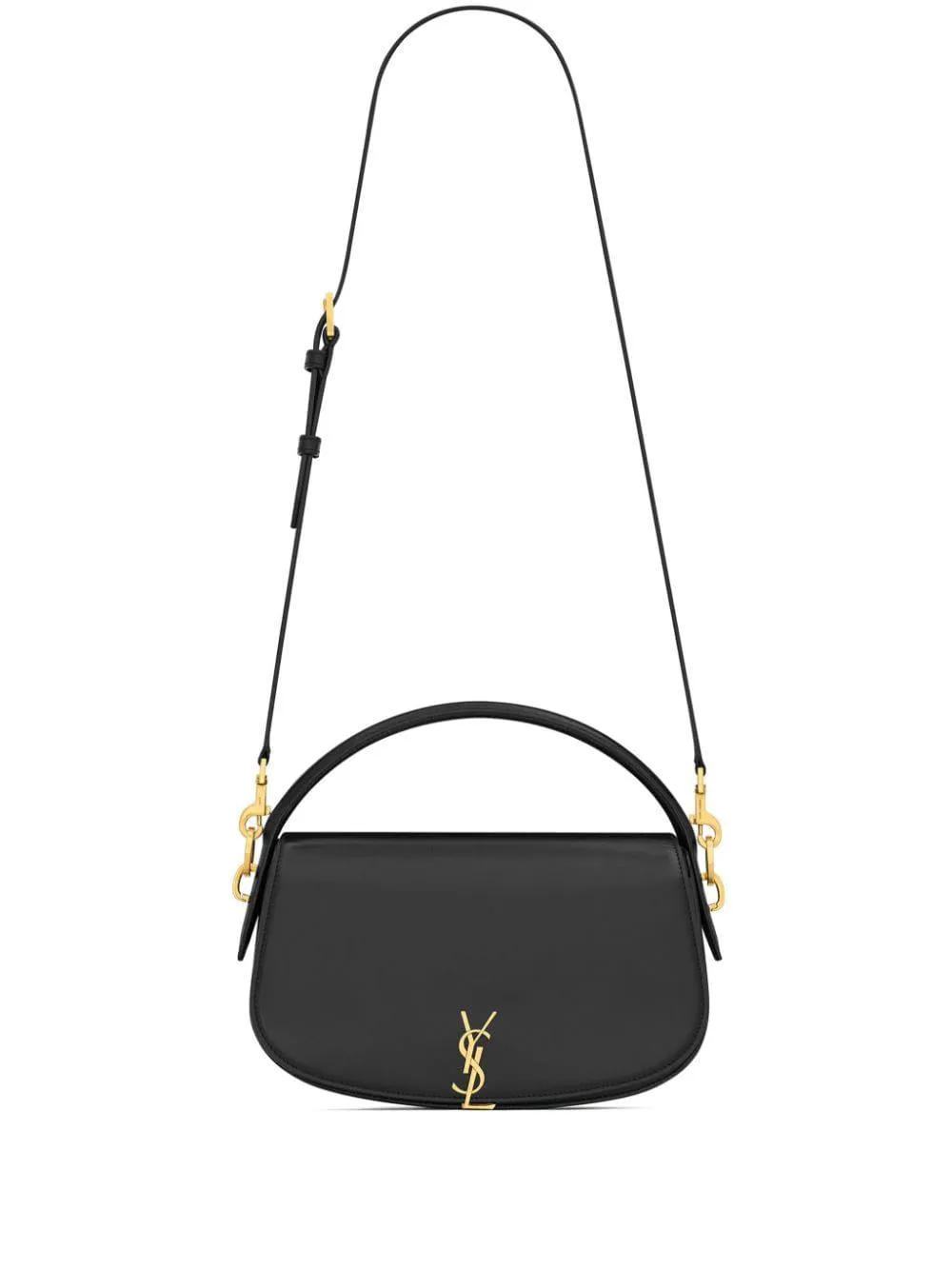 SAINT LAURENT Black 37 Bascule Shoulder Handbag for Women