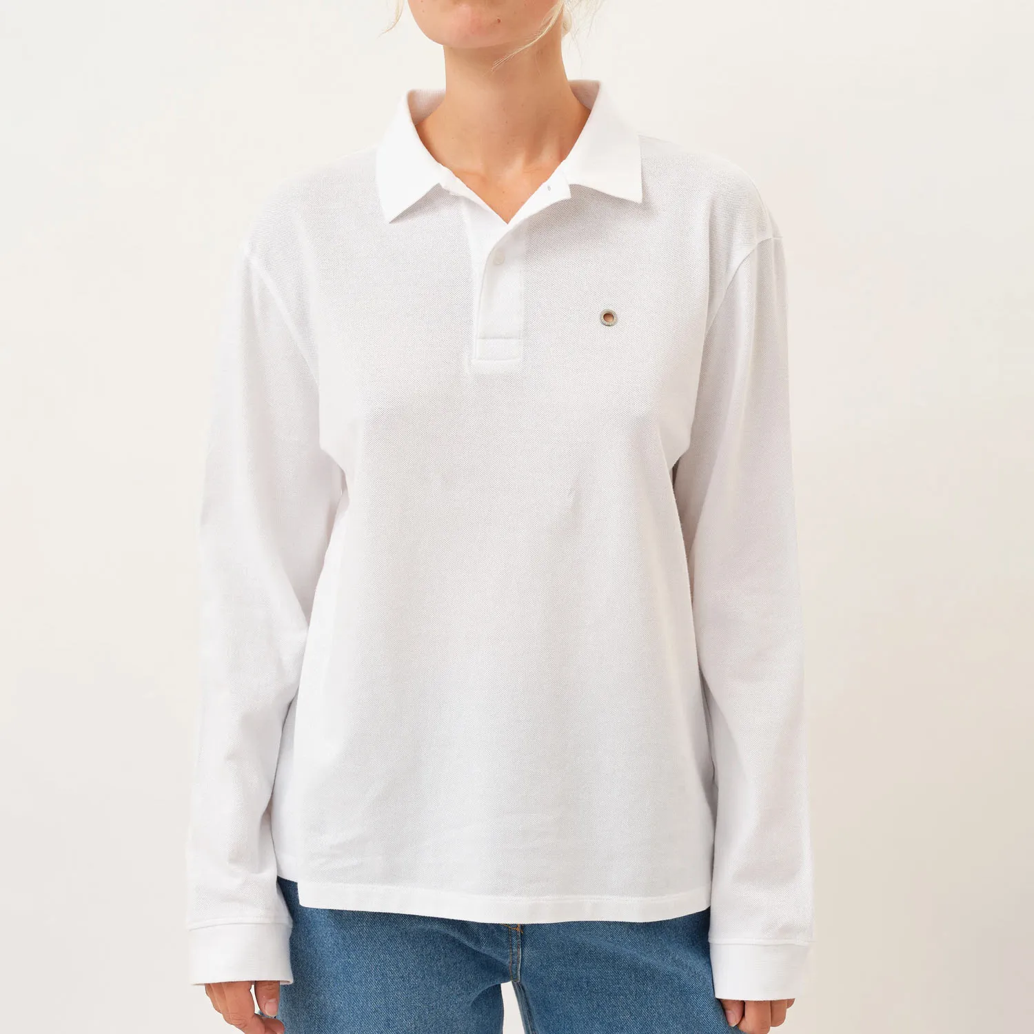 Saks Potts SERENA POLO SHIRT, White 