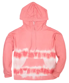 SALE Simply Southern Pink Stripe Tiedye Pullover Hoodie T-Shirt