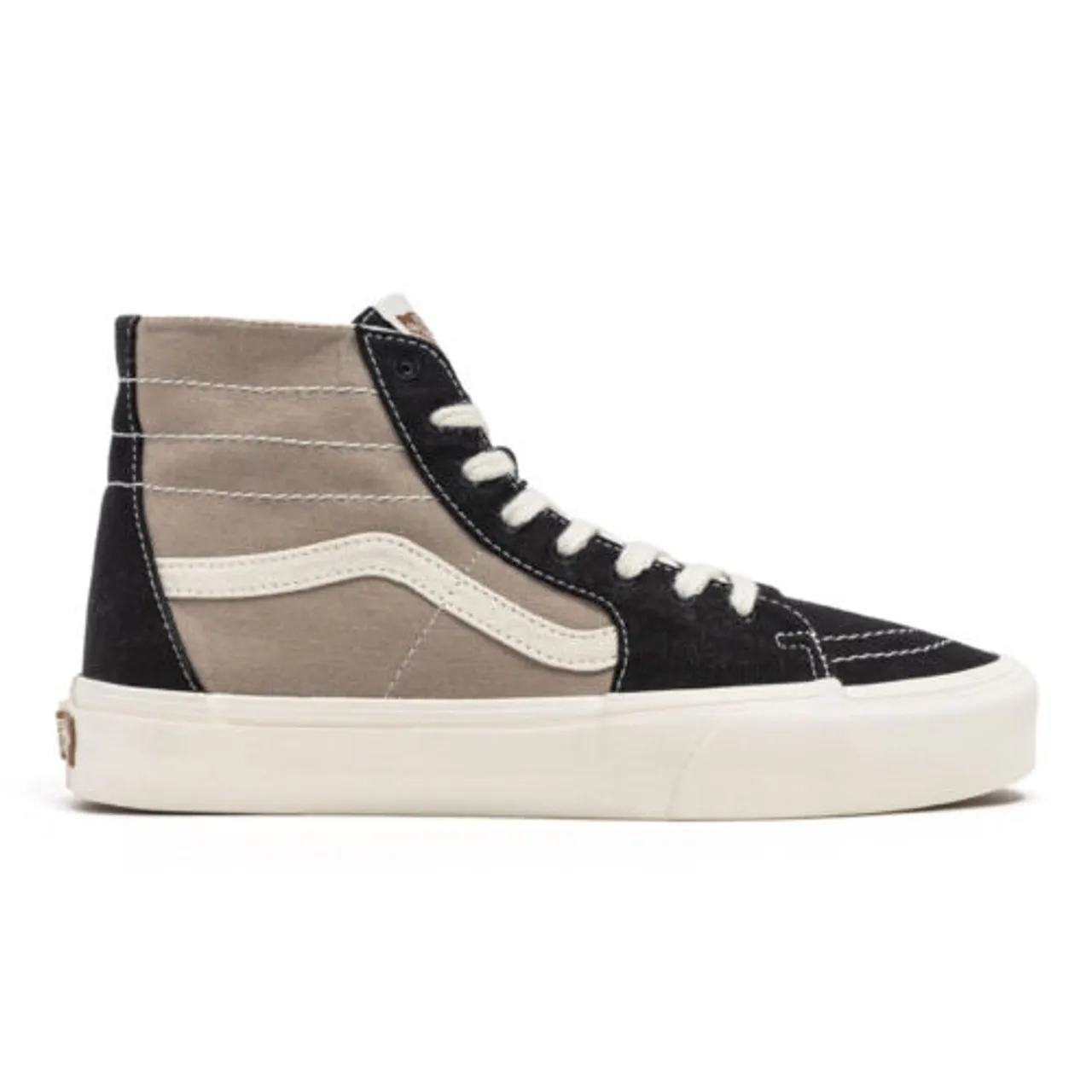 (SALE!!!) Vans Sk8-Hi Tapered Shoe - Eco Theory Multi Block Black/Sand