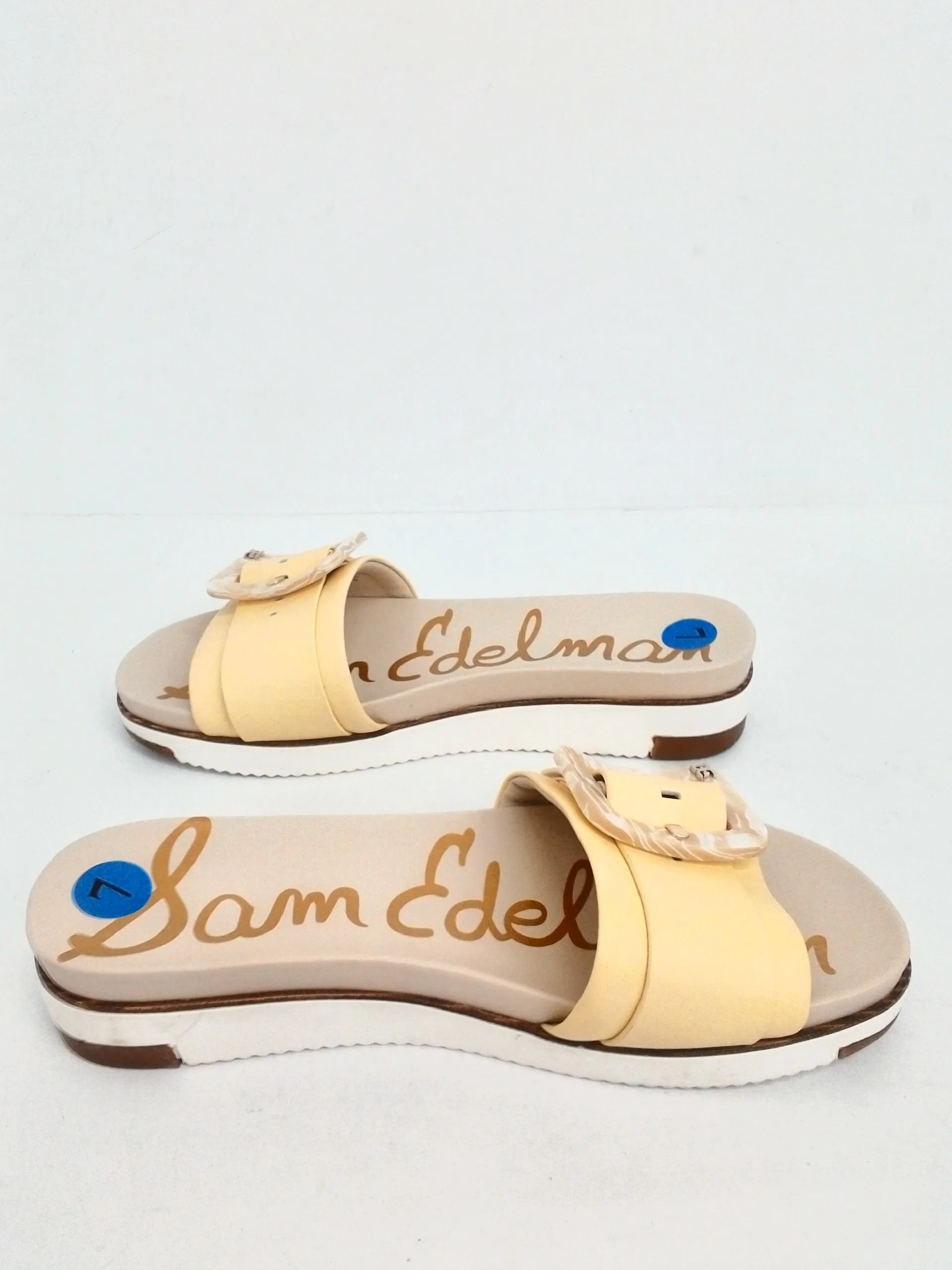 Sam Edelman Women's Ariane Yellow Sandals Size 8 M