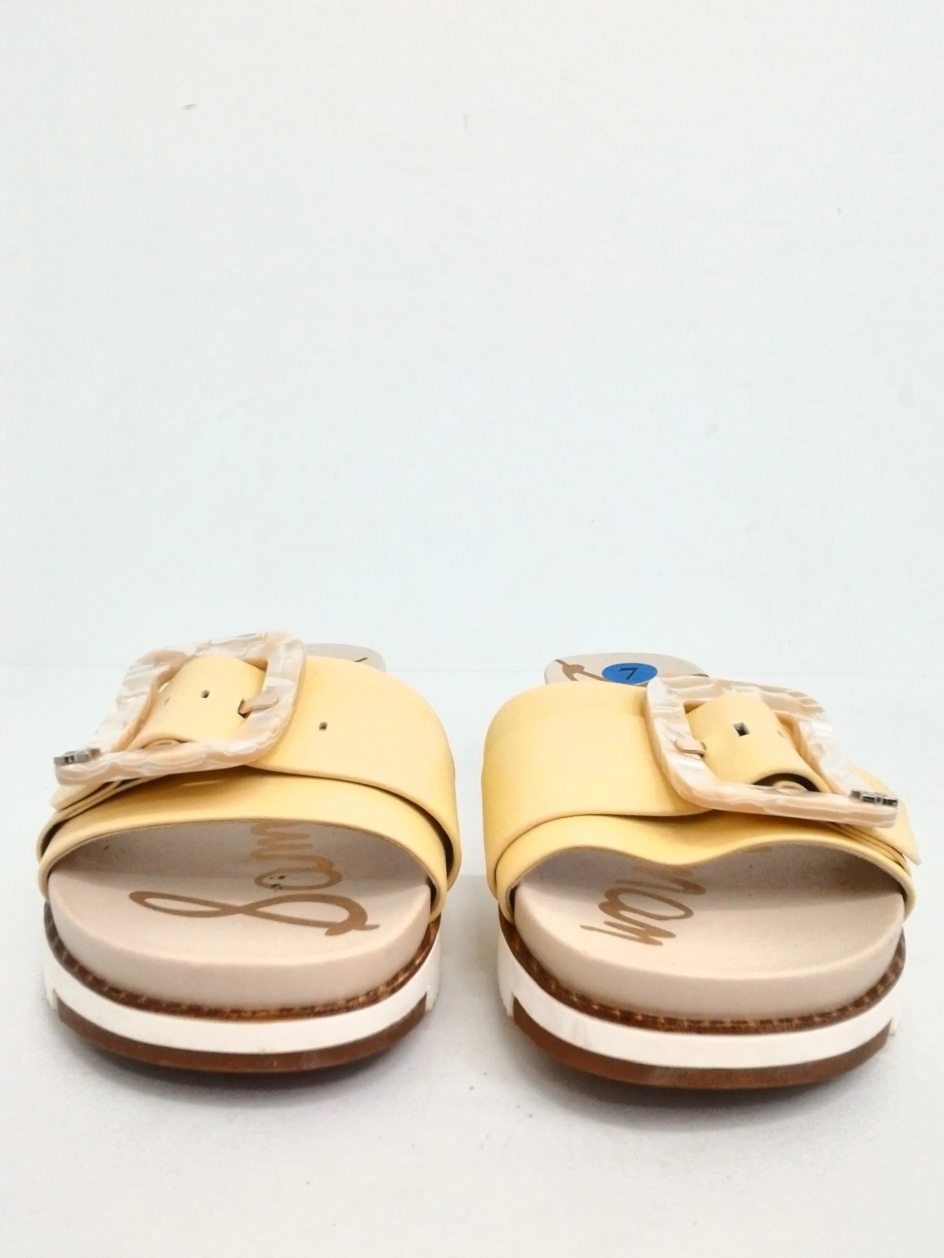 Sam Edelman Women's Ariane Yellow Sandals Size 8 M