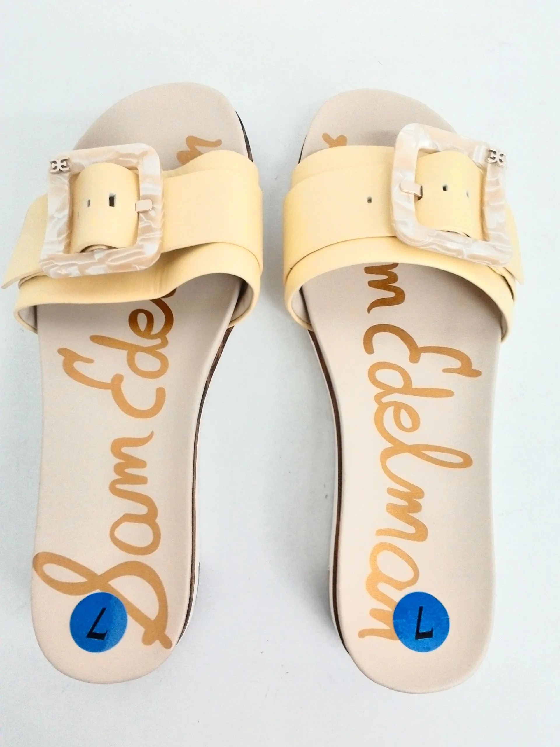 Sam Edelman Women's Ariane Yellow Sandals Size 8 M