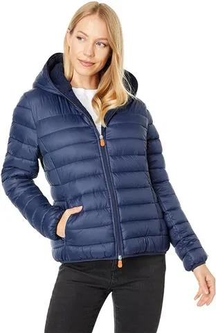 Save The Duck Women's Save The Duck Nathan Hooded Sherpa Lined Jacket