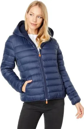 Save The Duck Women's Save The Duck Nathan Hooded Sherpa Lined Jacket