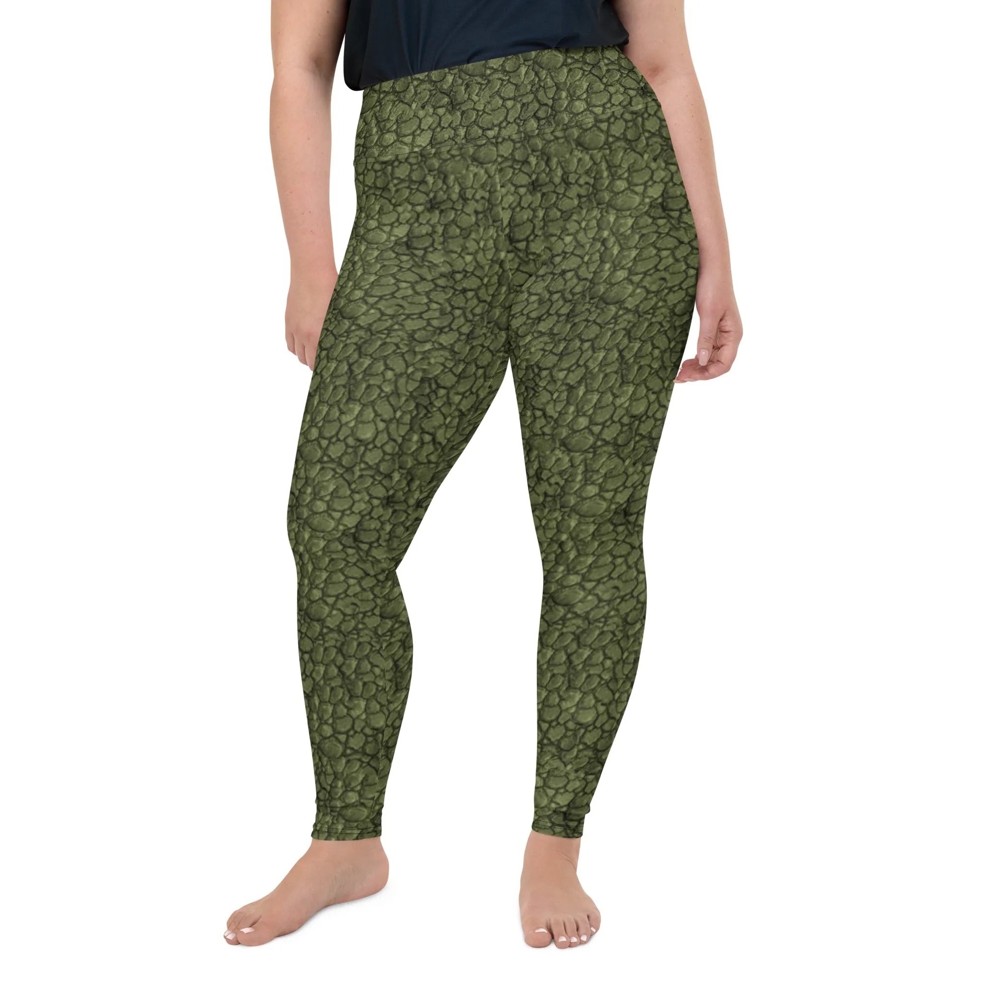 Scaly Monster Plus Size Leggings